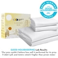 thumbnail image 2 of California Design Den Sheet Sets, Natural 100% Cotton Sheets, Soft Luxury 400 Thread Count Sateen Bedding Sheets Set, Deep Pocket Cooling Sheets, 2 of 8