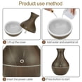 thumbnail image 3 of Aromatherapy Diffuser with Essential Oils 130Ml Led Essential Oil Diffuser Humidifier Aromatherapy Wood Grain Vase Aroma Humidifier with Essential Oil Diffuser, 3 of 7