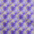 thumbnail image 1 of oneOone Rayon Violet Fabric Leaves Sewing Material Print Fabric By The Yard 56 Inch Wide-aB, 1 of 5