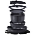 thumbnail image 1 of GIPP 8pcs Ceramic Cookware Sets with Removable Handle,Oven & Dishwasher Safe,Pots and Pans Set Non Stick,Induction Cookware, 1 of 10