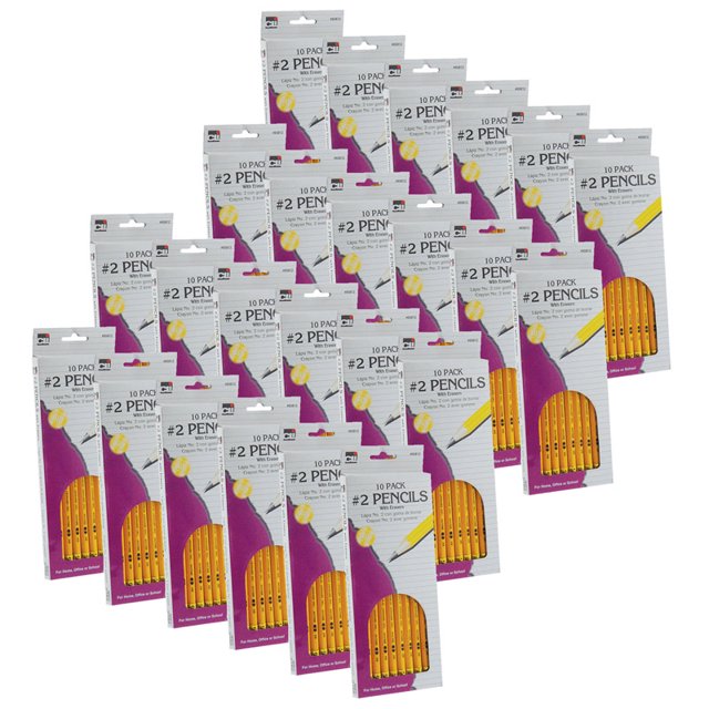 CHARLES LEONARD (24 PK) YELLOW NUMBER 2 PENCIL