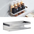 thumbnail image 4 of yuksok Spice Rack Wall Mounted Seasoning Rack, Stainless Steel Storage Holder Organizer Kitchen Supplies Accessory Save Space M, 4 of 9