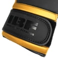 thumbnail image 4 of IBF Iron Body Fitness Gants de Boxe Série Thai, 16 oz, Gants d’Entraînement en Cuir Synthétique, Noir et Or, 4 of 9
