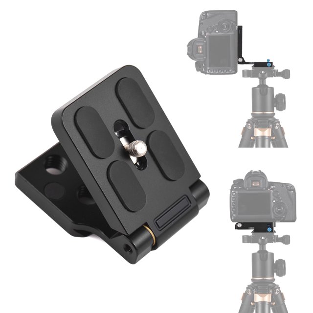 Foldable L-shaped Quick Release Plate Camera L Bracket Aluminum Alloy