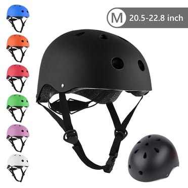 Casque de Vélo pour Jeunes Tripumer Garçons Filles Casque de Trottinette pour 9 -15 Ans Casque de Planche à Roulettes Casque de Vélo Cyclisme Casque Ajustable Noir