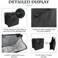 thumbnail image 4 of MesaSe Foldable Car Trash Can 6.58L Car Trash Organizer Bin Portable Hanging Car Dustbin Storage Bag with Adjustable Strap Waterproof Oxford Cloth Car Garbage Container Rubbish Bucket, 4 of 11