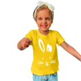 thumbnail image 5 of EGNMCR Easter T-Shirts de Pâques à Imprimé Lapin et Oeufs pour Garçons Filles Tenue de Pâques Tout-Petits Enfants Garçons Filles Mode Mignon Col Rond Imprimé T-Shirt à Manches Courtes Cadeaux de Pâques pour Enfants, 5 of 5