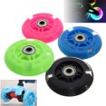 thumbnail image 1 of Metal Children Scooter Wheel Portable 80mm Replacing Wheels Repairing Rollerskate Inline Skate Colorful Wheels Part Component Blue, 1 of 1