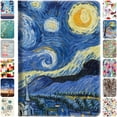 thumbnail image 1 of iPad Mini 4th 5th Gen 7.9 Inch [ Mini 5 2019 Mini 4 2015 ] A2133 A1538 MUXH2LL/A MUXF2LL/A MK882LL/A Smart Auto Sleep Wake Slim Adjustable Viewing Angle Stand Printed Flip Cover - Starry Night, 1 of 7