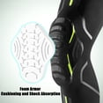 thumbnail image 4 of Compression Sports Arm Sleeves with Honeycomb Elbow Protection - Breathable Moisture Wicking Protective Gear Basketball Football Cycling Anti-Slip Silicone Grip, 4 of 9