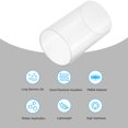 thumbnail image 3 of Unique Bargains Tuyau Acrylique Transparent Rigide Tube Rond 96mm ID 100mm OD 6 Pouces pour Lampes et Lanternes Système de Refroidissement par Eau, 3 of 6
