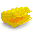 thumbnail image 3 of Coghlan's 12-Count Egg Holder - Lightweight Compact Camping & Travel Egg Storage Container, Carry Handle -Durable Plastic, 3 of 15