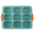 thumbnail image 1 of Leutsin 9 Oval Baguette Mold French DIY Small Bread Bakeware Mold Non-stick Baking Tools, 1 of 1