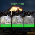 thumbnail image 3 of Solar Pendant Lamp Outdoor/indoor 3m Cable Solar Powered Hanging Shed Lights With Remote Control For-colortwo Light White, 3 of 5