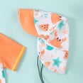 thumbnail image 4 of Akiihool Dinosaur Swim Trunks Boys Boys 2 Pieces Rash Guard Sun Protection Long Sleeve Kid Swimsuits Quick Dry Swim Shirt Trunks for Boys (Orange,6-12 Months), 4 of 4