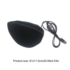 USB coussin chauffant avec chauffage par vibration, coussin chauffant pour massage par le cou avec fonctions de chauffage et de vibration, 5 chauffage et vibrations