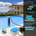 thumbnail image 3 of Wireless Submersible Transfer Pump for Draining Water from Pool Covers, Basements, and More, Compatible with 18V Batteries, 3 of 8