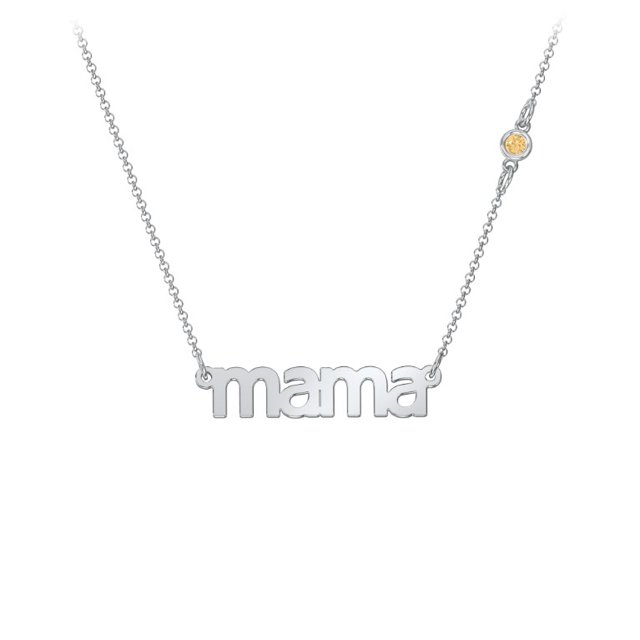 Collier « Mama' » avec Pierre de Naissance Satellite