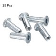 thumbnail image 3 of Unique Bargains 1/4-20 Multi Grip Écrous de Rivet, 25pcs Plat Tête Fileté Insert Écrou en Acier au Carbone Plus Écrous, 3 of 5