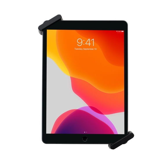 CTA Digital Adjustable Anti-Theft Security Grip with Hand Strap for 17.78-cm (7-in) to 33.02-cm (13-in) Tablets - Black