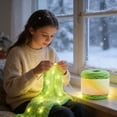 thumbnail image 4 of DIY Knitting Project Yarn for Crochet and Home Craft - Glow in the Dark Reactive Polyester Fiber for Beginners, 4 of 4