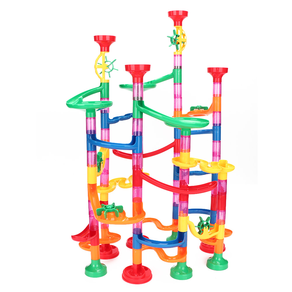 Building Blocks Development Toys, Building Blocks DIY Ball Track Construction Toys Gifts  For Parent Child Game
