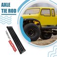 thumbnail image 4 of mmirethe Jeu de Bielles de Direction pour ECX 1/12 RGT136100 Adapté pour ECX 1/12 RGT136100 Jeu de Bielles de Direction Noir 1Set, 4 of 6