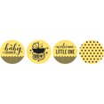 thumbnail image 2 of Darling Souvenir Candy 190 Pcs Baby Shower Theme Stickers DIY Chocolate Labels-Yellow, 2 of 2