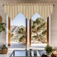 thumbnail image 4 of Chmadoxn Rideau de Douche, Rideaux Occultants Rideaux Rideaux Courts Rideaux de Couleur Unie Rideaux Rideaux de Cuisine Petits Rideaux Rideaux à Tringle Rideaux Courts, 4 of 7