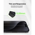 thumbnail image 4 of Belkin ScreenForce UltraGlass 2 Protecteur d'Écran Traité pour iPhone 16 Pro Max - Verre Testé Résistant aux Rayures, Dureté 9H avec Design Mince et Plateau d'Alignement Facile pour Application Sans Bulles, 4 of 6