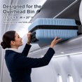 thumbnail image 3 of Jetstream 2-Piece Hardside Luggage Set, 20/28 in, with 3 Packing Cubes, Blue, 3 of 13