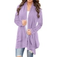 thumbnail image 1 of Knee Length Cardigan Split Front Sweater Cardigan Tops for Women Womens Long Sweaters Open Front Shawl Neck Cardigan Women Womens Sweaters Fall Cardigan Come Mono Cardigan Knit Long Sweater Fall, 1 of 4