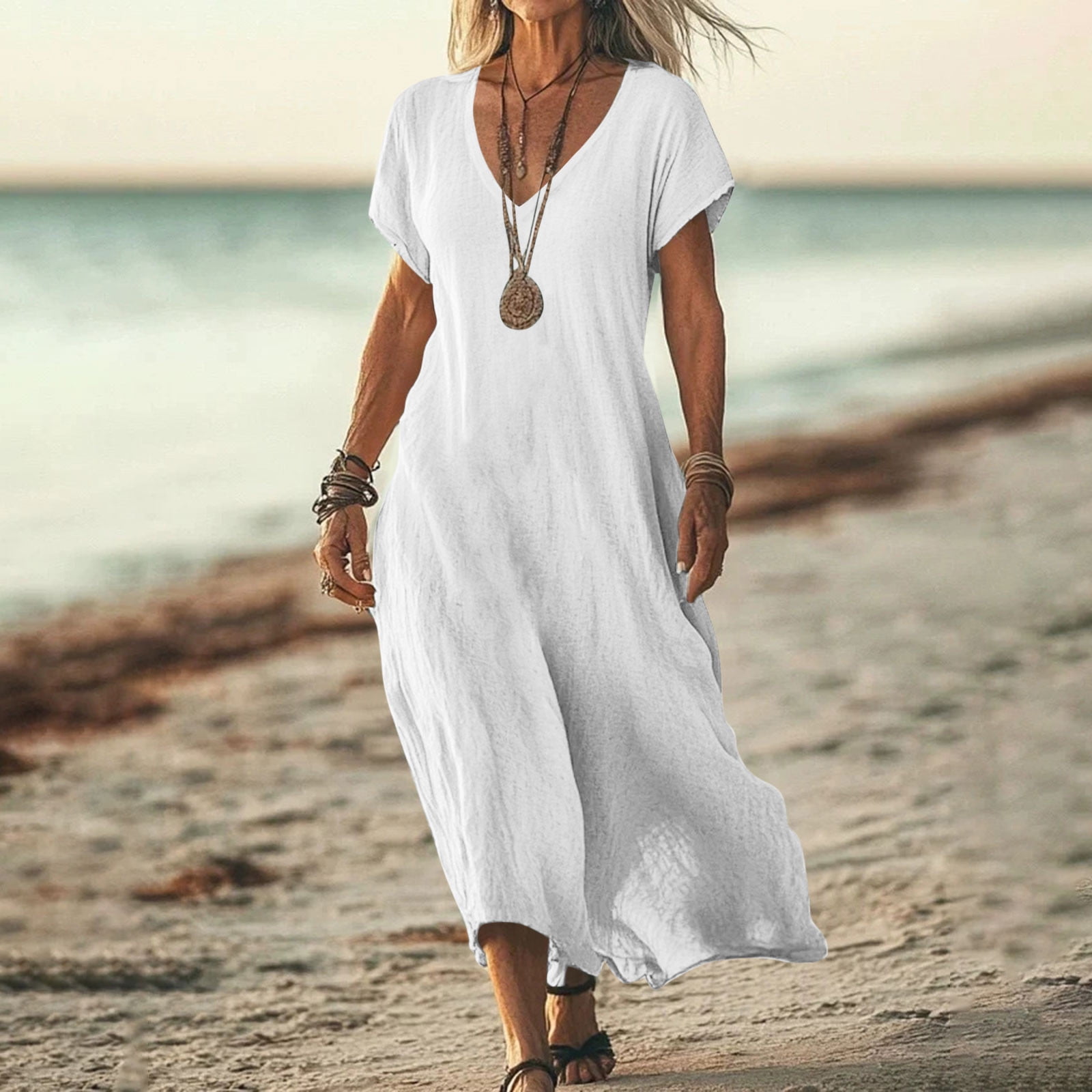 white maxi satin dress Saltwater Ivory - XL Size - Women's Dresses Size:2XL(18/20) Elegant black garment contrasting with the structured Cheap Tighted Red Homecoming