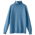 thumbnail image 5 of AherBiu Womens Sweaters Turtleneck Pullover Thick Warm Knitted Winter Long Sleeve Sweater Tops, 5 of 5