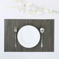 thumbnail image 4 of Unique Bargains 4/6pcs Heat Insulated Placemats Anti-slip Washable PVC Table Mats, 4 of 6