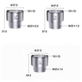 thumbnail image 2 of High Pressure Shower Head 6 Settings Handheld Showerhead with ON/Off Button Adjustable Angle Water Saving Spray 4 Adapter Types for Shower Experience, 2 of 4