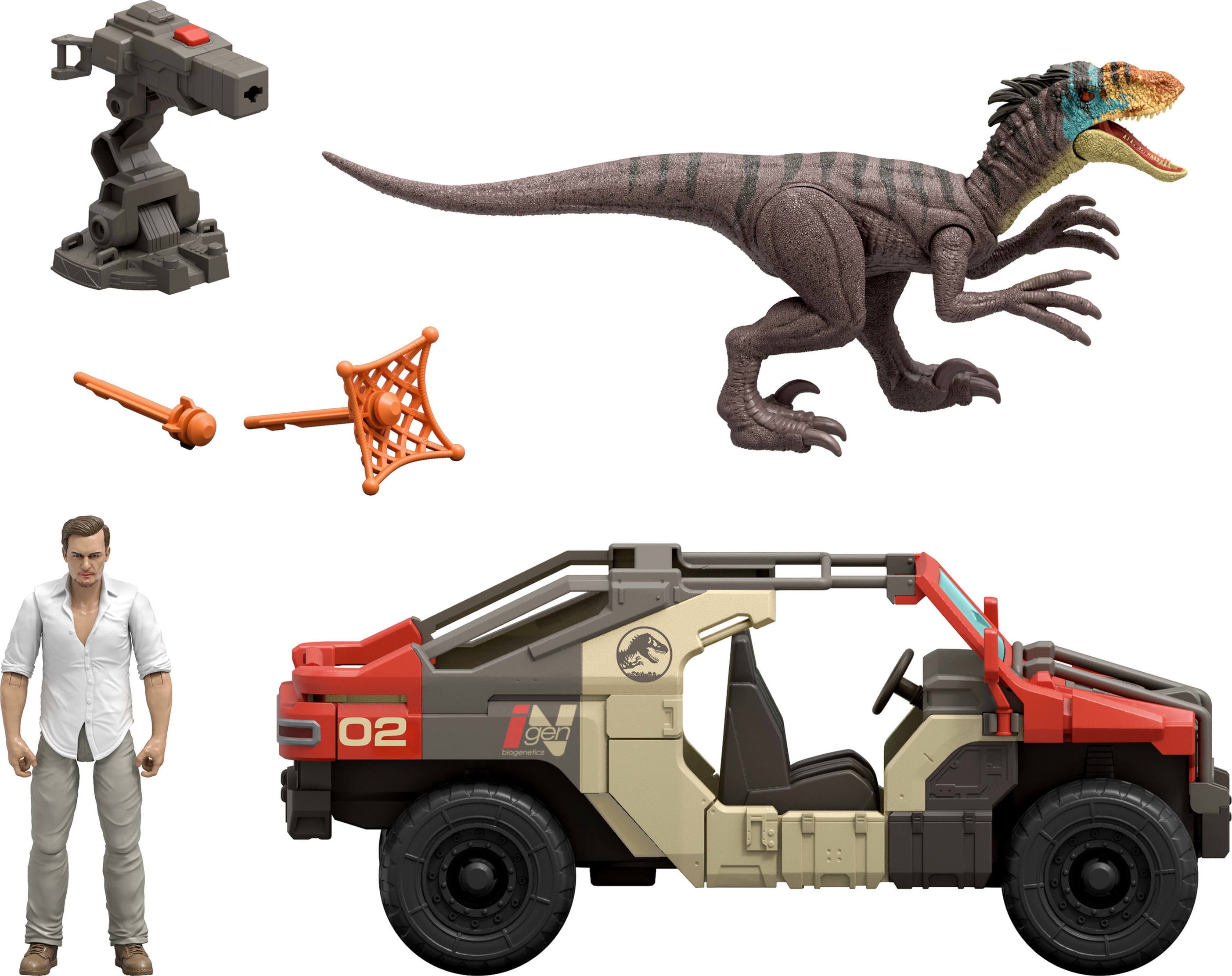 Jurassic World: Renaissance-Coffret Véhicule Combat