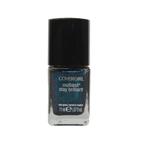 CoverGirl Outlast Stay Brilliant Nail Gloss 55 Teal On Fire 0.37 Ounces
