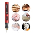 thumbnail image 3 of Mini Outil Rotatif Sans Fil 3 Vitesses 5 V Rechargeable, Trousse d'Outils Rotatifs avec 4 Mèches de Meulage USB, 3 of 8