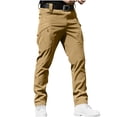 thumbnail image 2 of Weiqiqre Cargo Pants for Men Tactical Pants, Ripstop Water Resistant Cargo Work Pants for Men, Stretch Hiking Pants Lightweight, 2 of 6