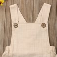 thumbnail image 4 of EYIIYE Baby Cotton Romper Sleeveless Sling Solid Color Jumpsuit, 4 of 6