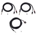 thumbnail image 1 of 3.5 to 6.35 Audio Cable Tensile Resistance Cotton Good Contact Performance Easy to Apply Adapter Wire Aluminum Alloy Shell Strong Tensile Resistance 2M, 1 of 8