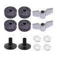 thumbnail image 4 of lionlar 12Pcs Cymbal Replacement Accessories Easy Installation Drum Cymbal s Pads Gray, 4 of 9