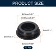 thumbnail image 2 of 10pcs Hole Plug 7/8 Inch (23mm) Button Plugs Fit for 20mm Hole, Snap in Locking Hole Tube Plug Gel, Black, 2 of 6