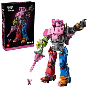 LEGO Fortnite Mecha Chef d ' équipe - Ensemble de bâtiments à collectionner pour adultes - Salle de jeu Décor - DIY Kit pour ventilateurs de Fortnite - Comprend Mecha Team Leader Minifigure - Grand cadeau de jeu vidéo - 77078