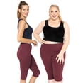 thumbnail image 2 of Stretch Is Comfort Women's Plus Size Knee Length Leggings| Adult X-Large - 7x, 2 of 5