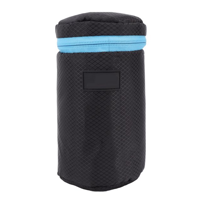Camera Lens Bag, Portable Camera Lens Case Camera Lens Pouch with Metal Buckle for DSLR Camera