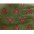 thumbnail image 4 of oneOone Georgette Viscose Fabric Floral Block Print Fabric By Yard 42 Inch Wide, 4 of 4