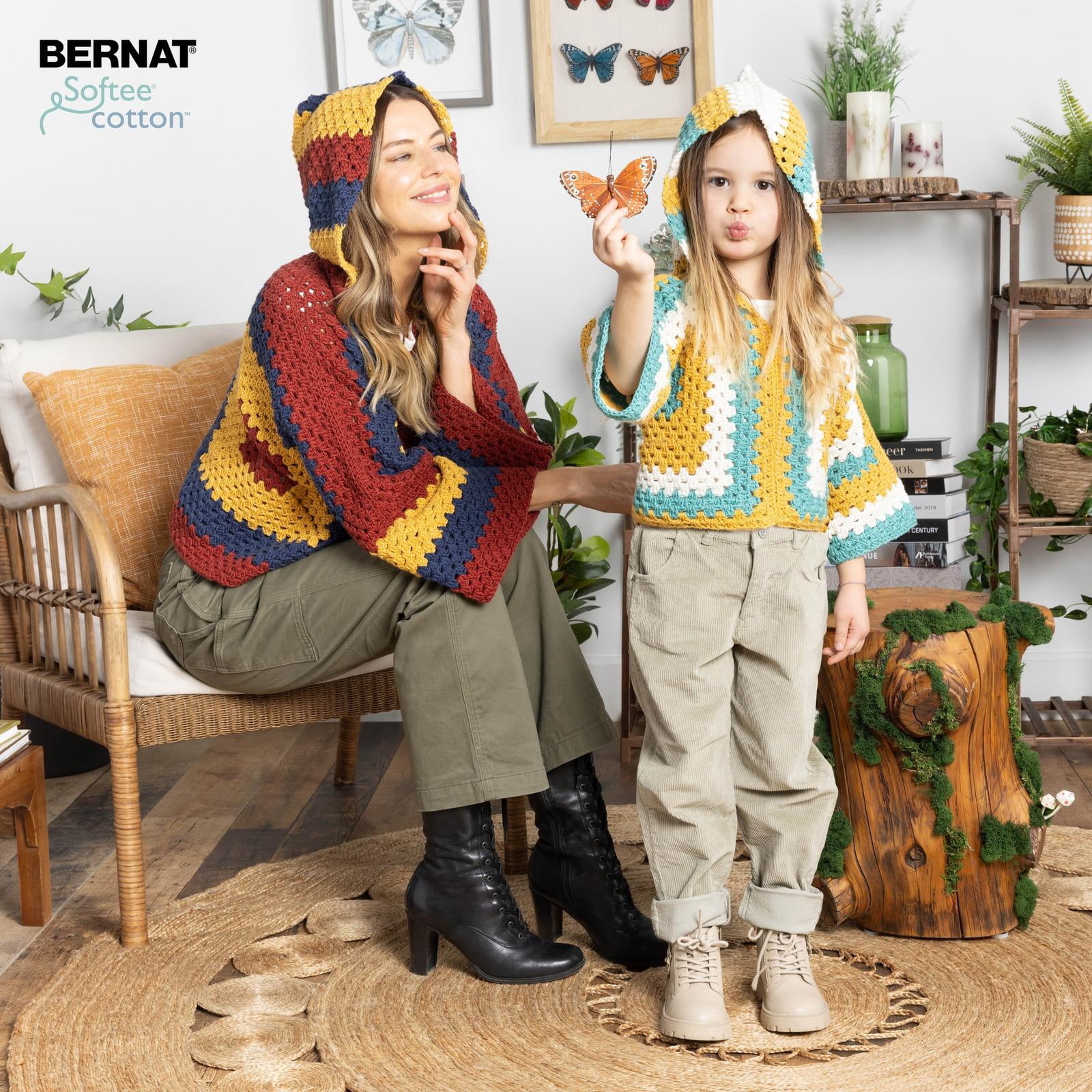 Bernat® Fil Softee® Cotton™, Mélange de Coton #3 Léger, 4,2 Oz/120 G