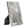 thumbnail image 2 of Sunburst Metal Frame 4 x 6in; Decorative Tabletop and Wall Picture Frame, Silver, 2 of 4
